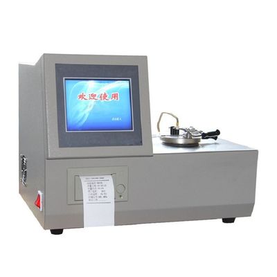 ASTM D3828 Sprzęt do badania analizy oleju Low Temp 8in Screen Closed Cup Flash Point Tester