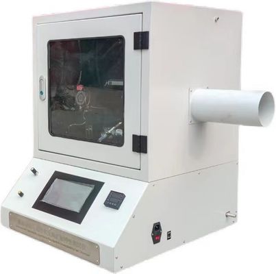 ISO 340 /AS1334.10 Komora badawcza pionowego spalania pasa przenośnego z rurą wentylacyjną o długości 20 cm o średnicy 10 cm